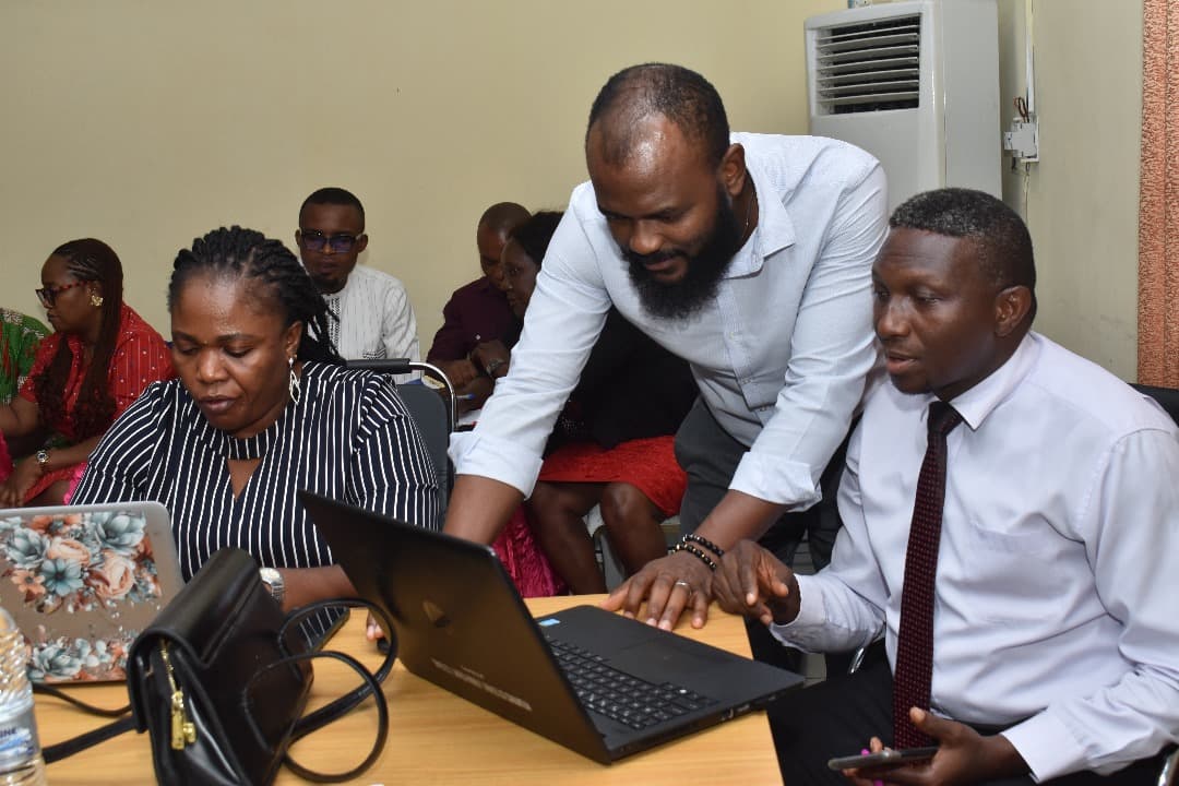 Team collaborating on analysis