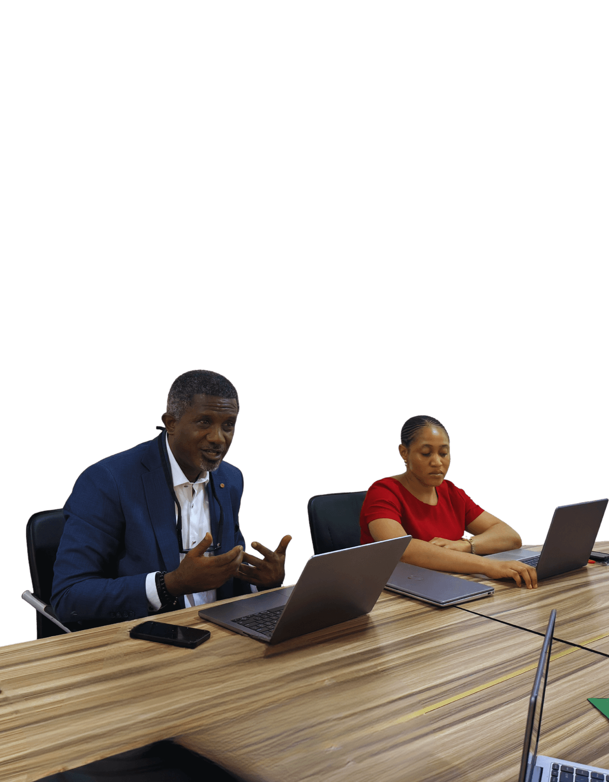 Professional team collaboration